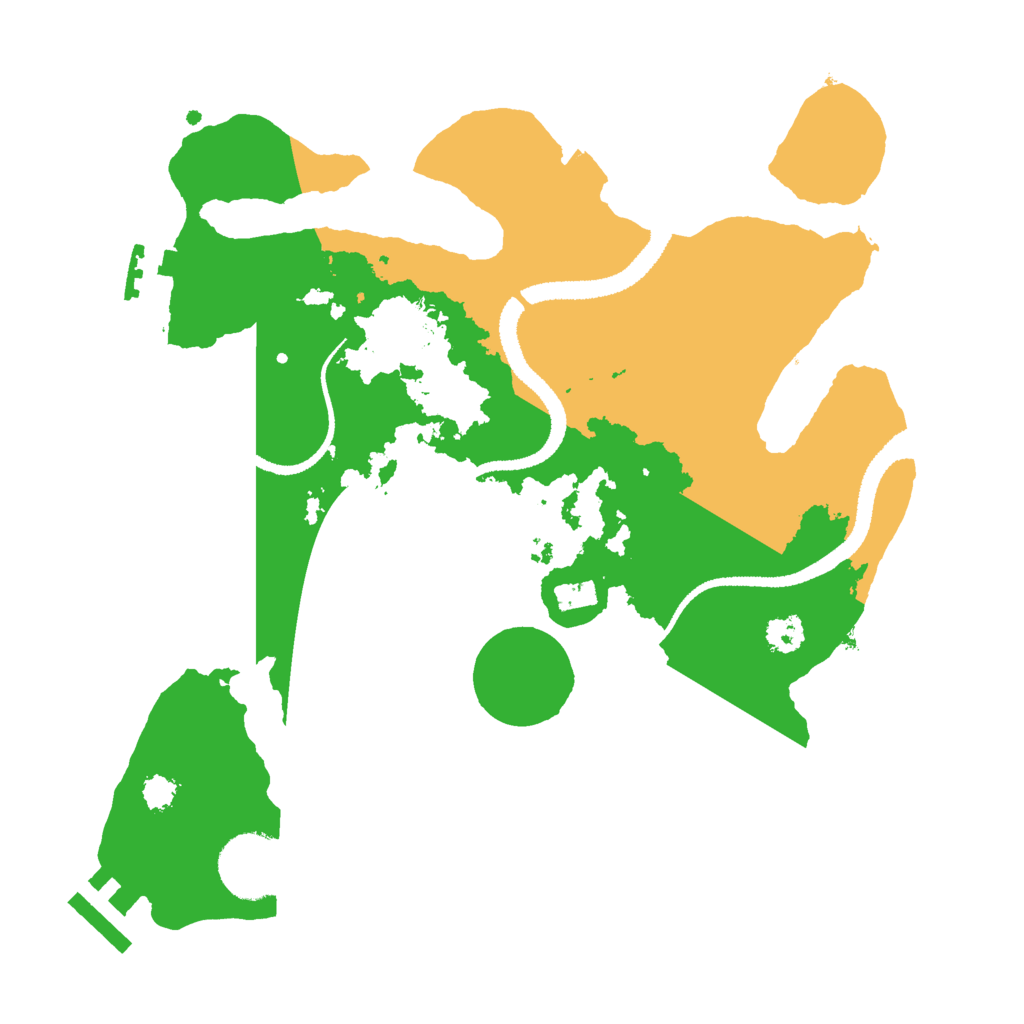 Biome Rust Map: Procedural Map, Size: 2750, Seed: 71184
