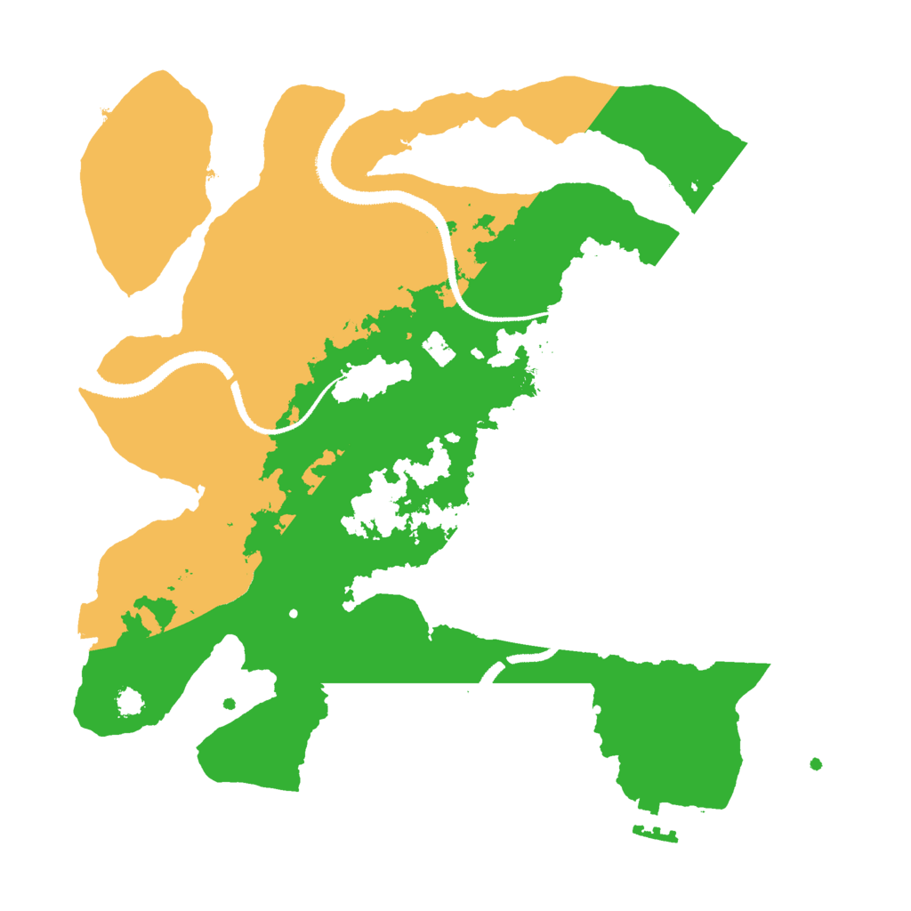 Biome Rust Map: Procedural Map, Size: 3000, Seed: 427180254
