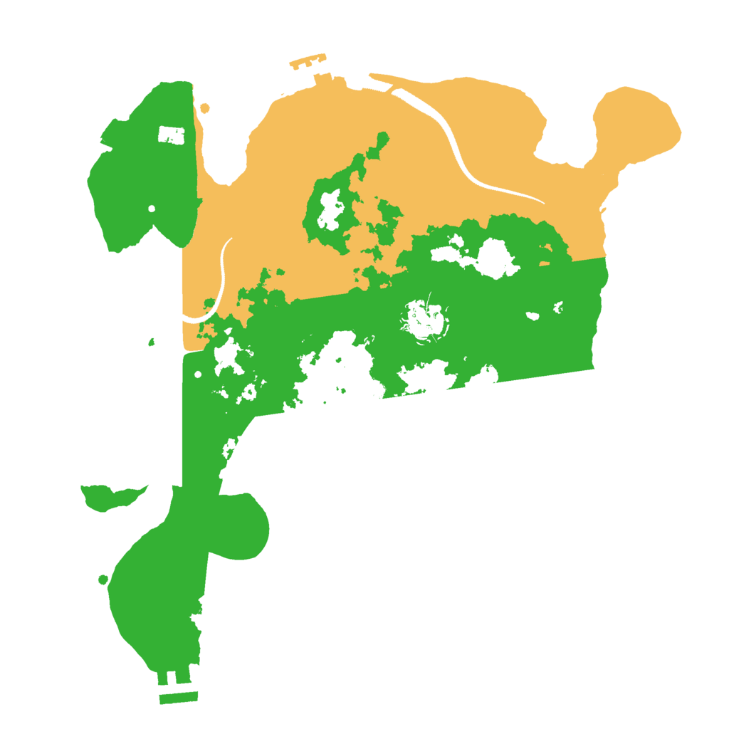 Biome Rust Map: Procedural Map, Size: 3000, Seed: 312451