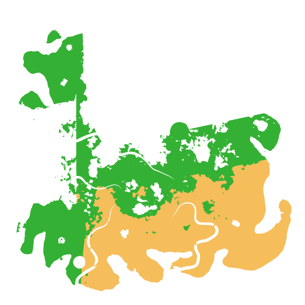 Biome Rust Map: Procedural Map, Size: 4500, Seed: 244545215