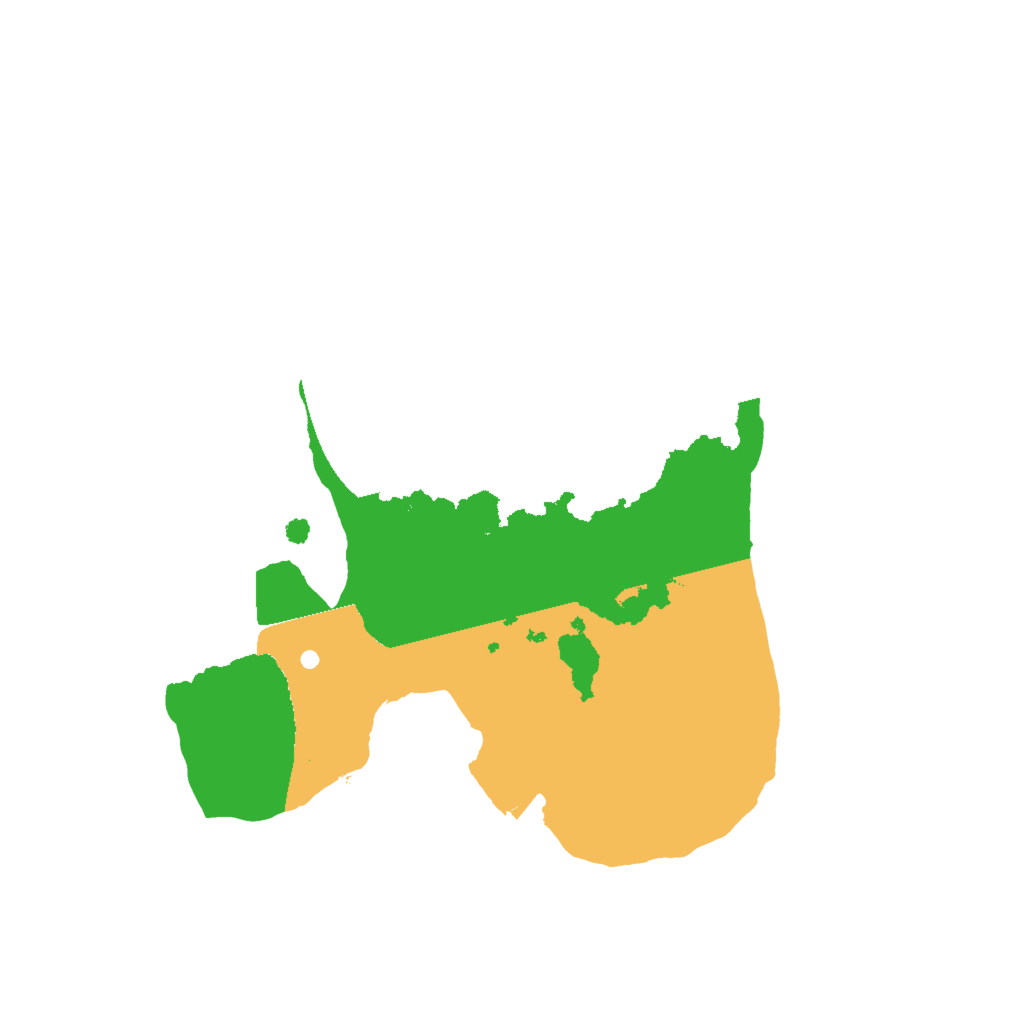 Biome Rust Map: Procedural Map, Size: 1655, Seed: 1