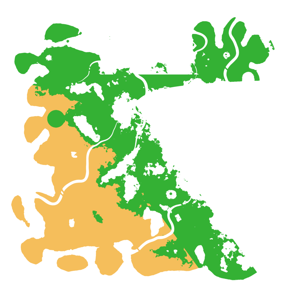 Biome Rust Map: Procedural Map, Size: 4500, Seed: 607841622
