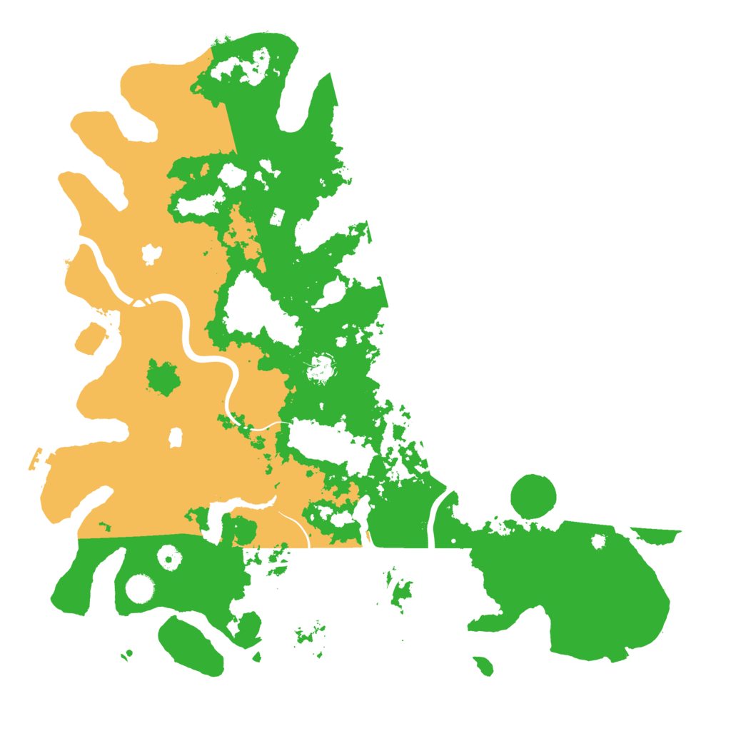 Biome Rust Map: Procedural Map, Size: 4500, Seed: 97307637
