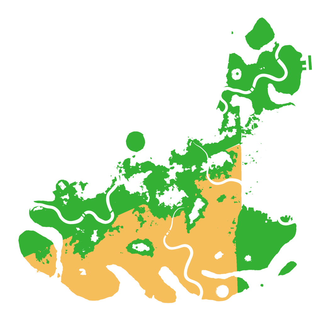 Biome Rust Map: Procedural Map, Size: 4500, Seed: 523884171