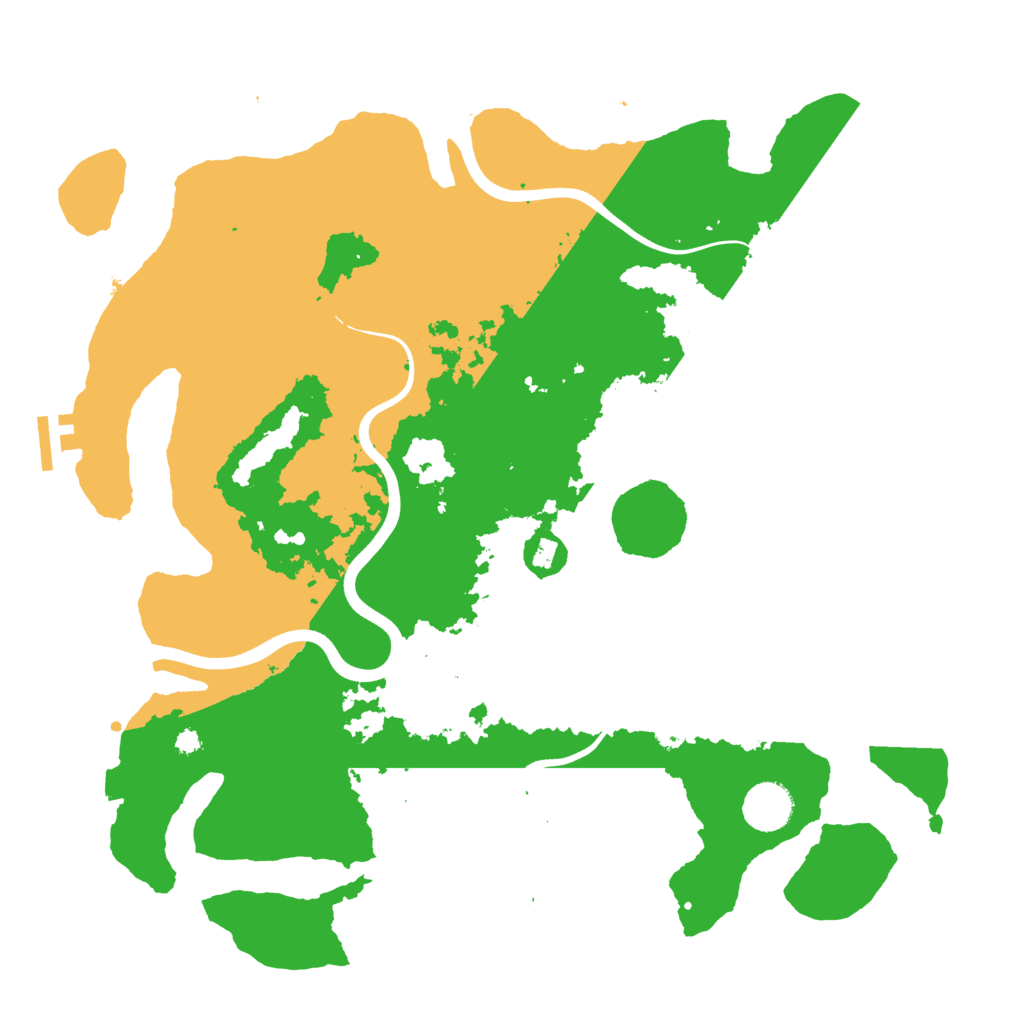 Biome Rust Map: Procedural Map, Size: 3800, Seed: 1028898189