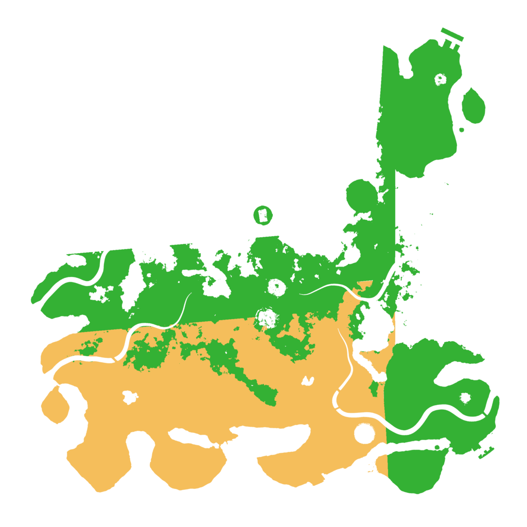 Biome Rust Map: Procedural Map, Size: 4500, Seed: 429802432