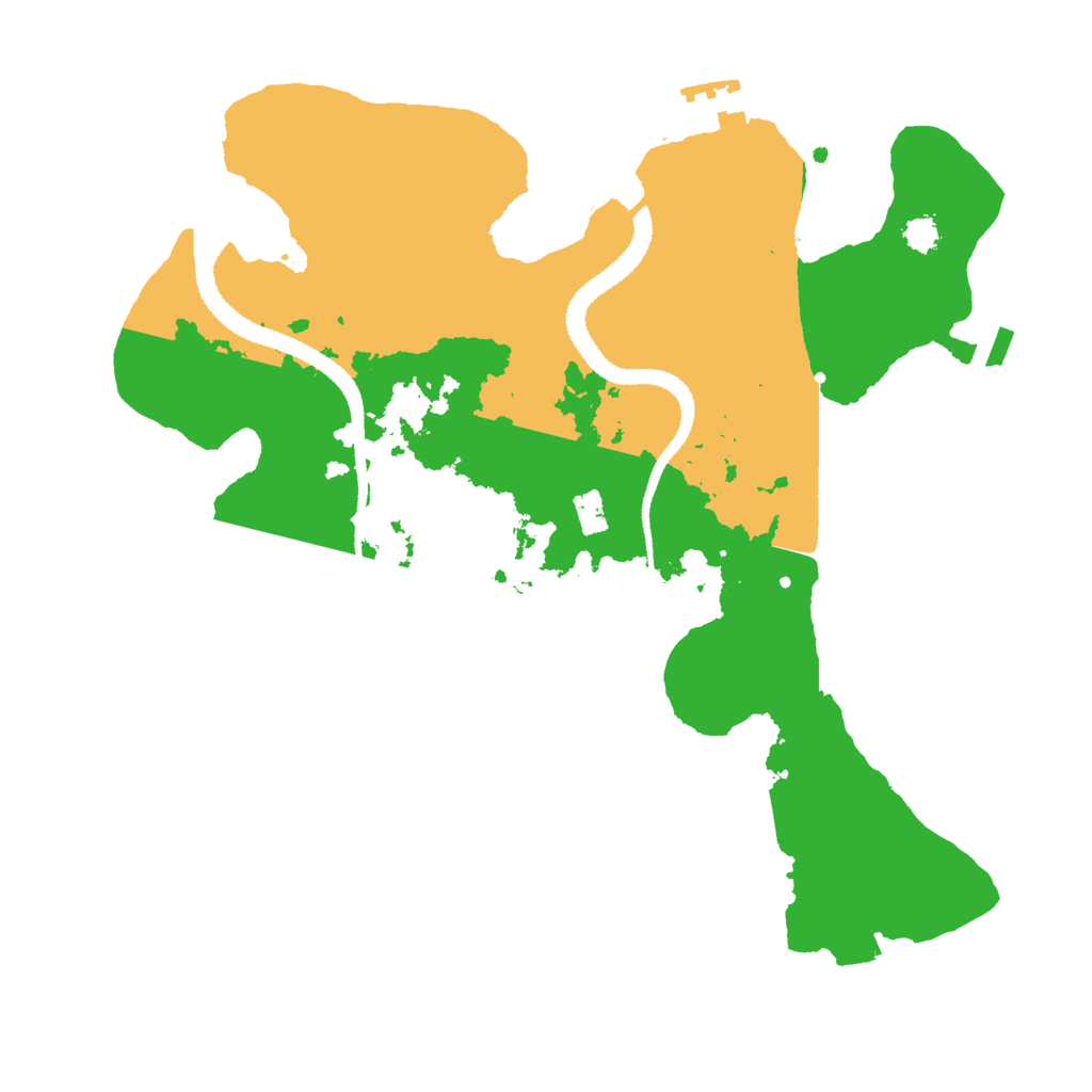 Biome Rust Map: Procedural Map, Size: 2800, Seed: 746446