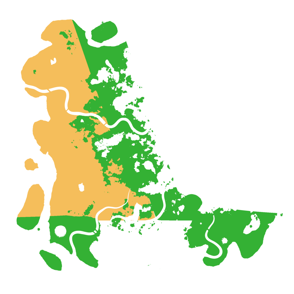 Biome Rust Map: Procedural Map, Size: 4500, Seed: 516440878