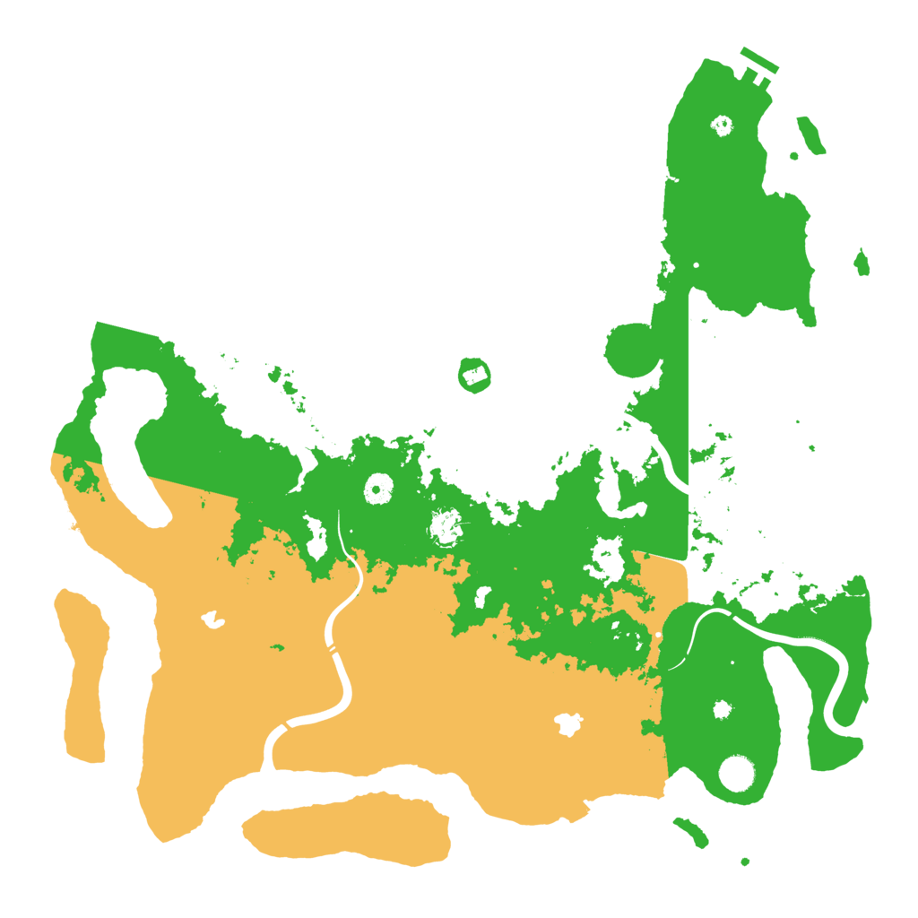 Biome Rust Map: Procedural Map, Size: 4500, Seed: 1664703826