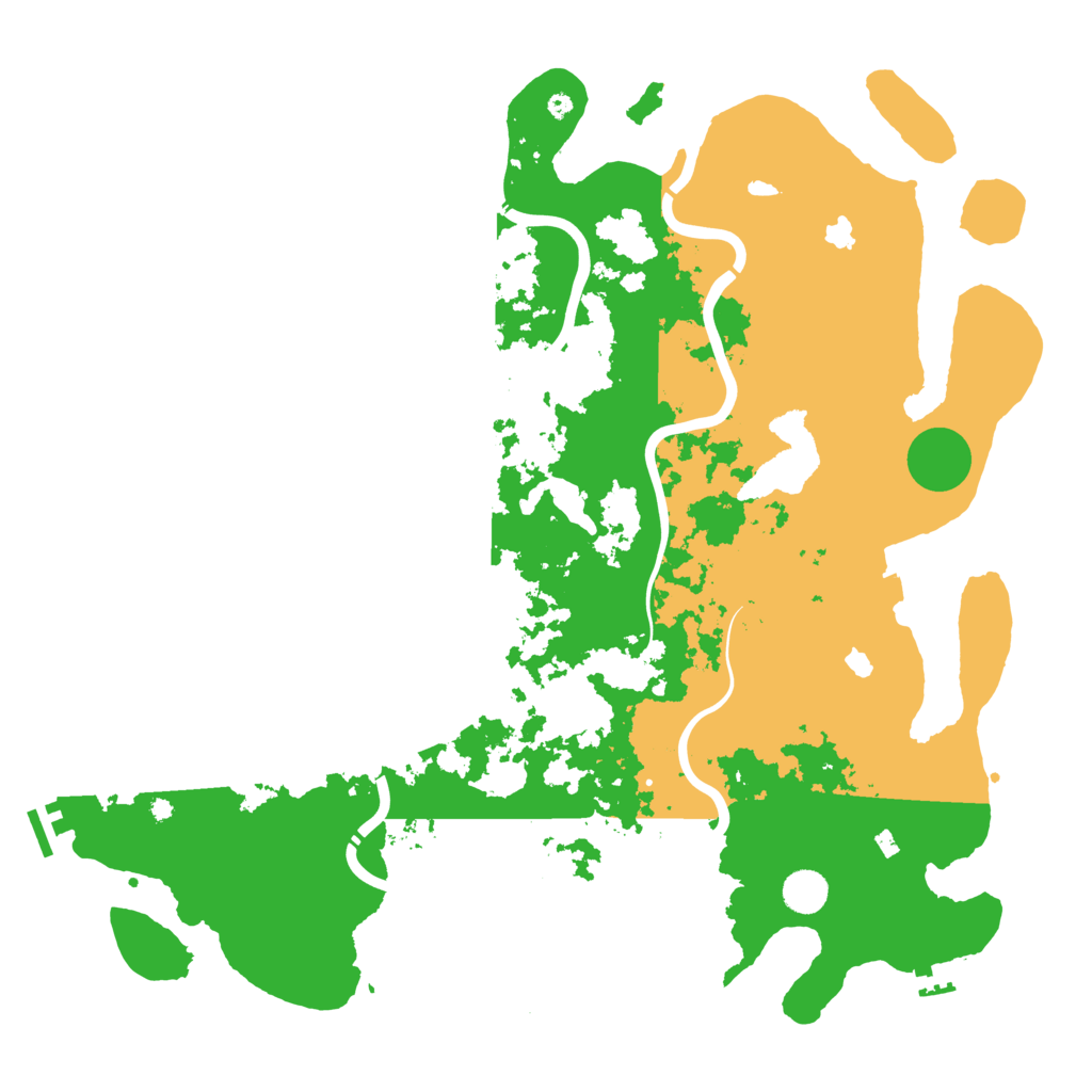 Biome Rust Map: Procedural Map, Size: 4500, Seed: 961646967
