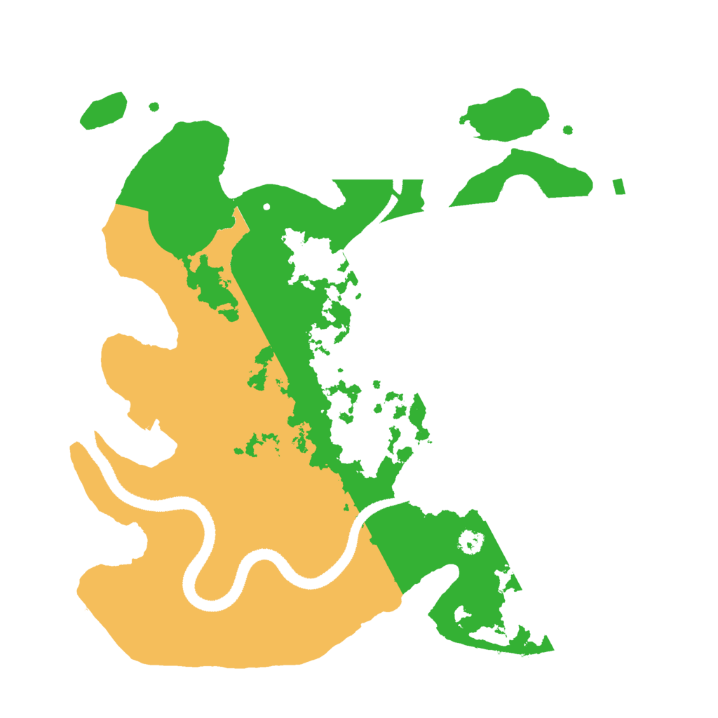 Biome Rust Map: Procedural Map, Size: 3000, Seed: 1896981186