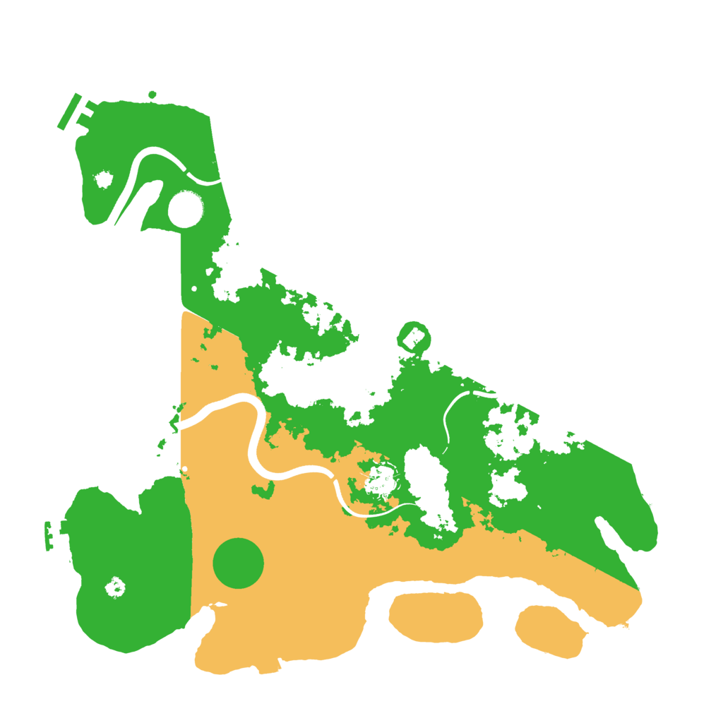 Biome Rust Map: Procedural Map, Size: 3750, Seed: 123512696