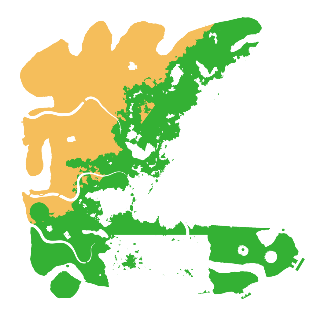 Biome Rust Map: Procedural Map, Size: 4500, Seed: 875188425