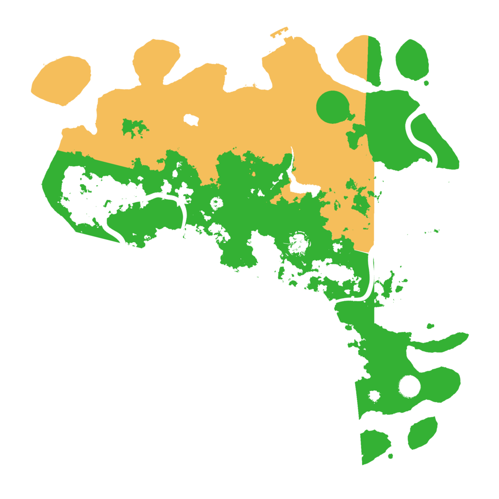 Biome Rust Map: Procedural Map, Size: 4000, Seed: 993364771