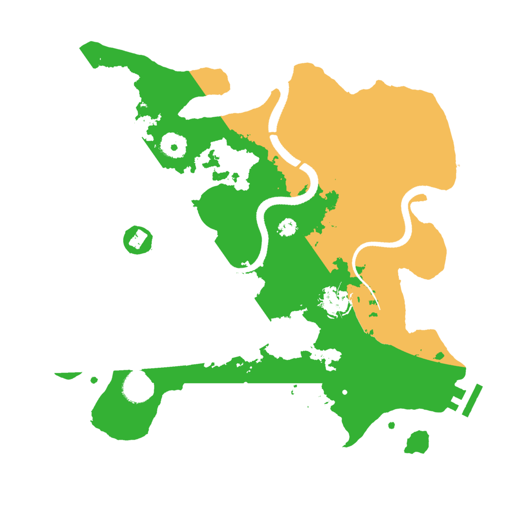 Biome Rust Map: Procedural Map, Size: 3000, Seed: 1877187405