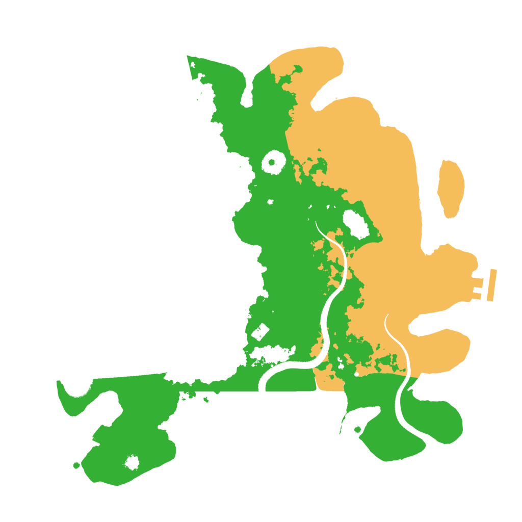 Biome Rust Map: Procedural Map, Size: 3300, Seed: 1651239960