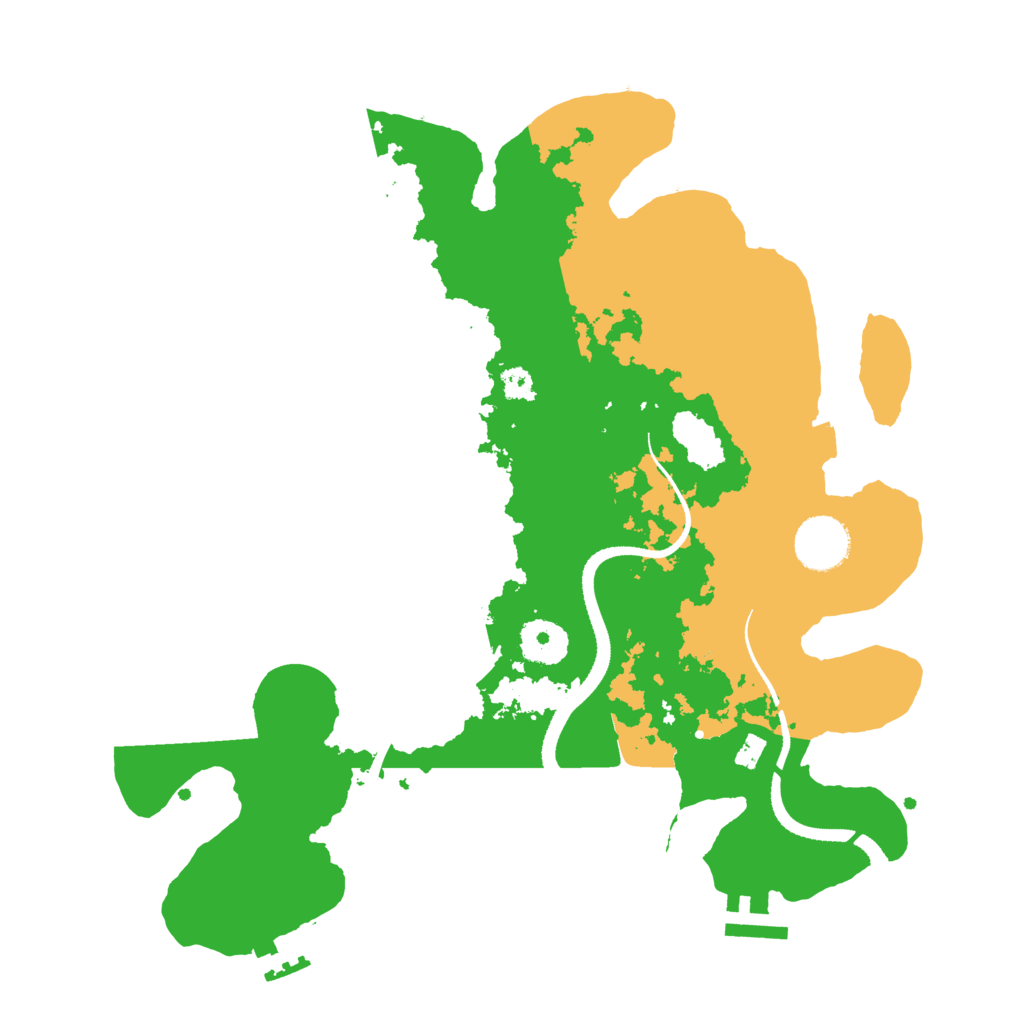 Biome Rust Map: Procedural Map, Size: 3300, Seed: 1651239960