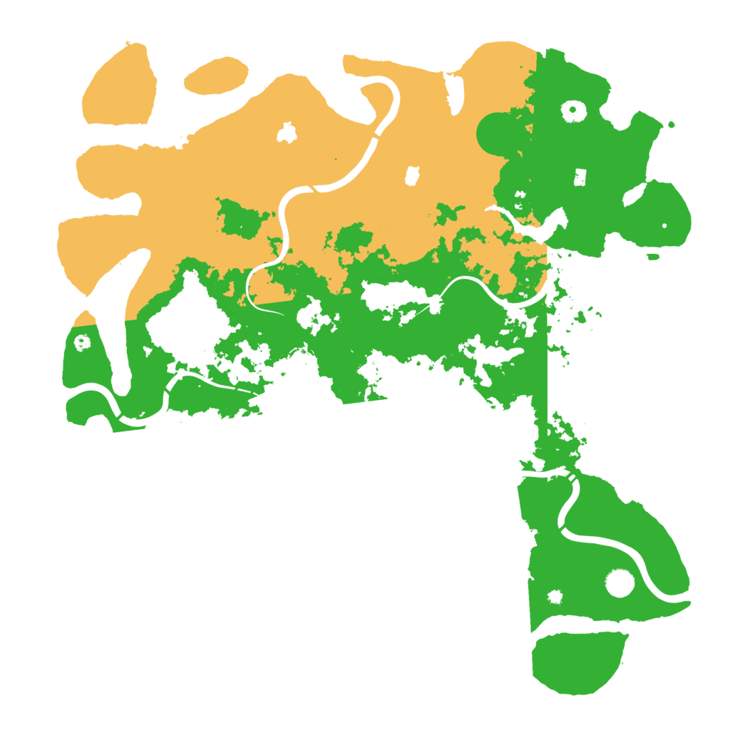 Biome Rust Map: Procedural Map, Size: 4500, Seed: 14448