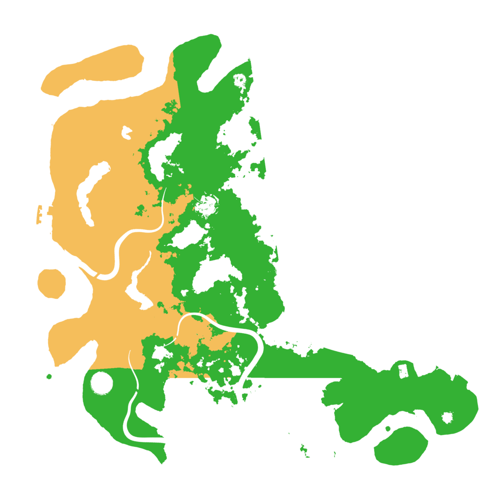 Biome Rust Map: Procedural Map, Size: 4000, Seed: 84729410