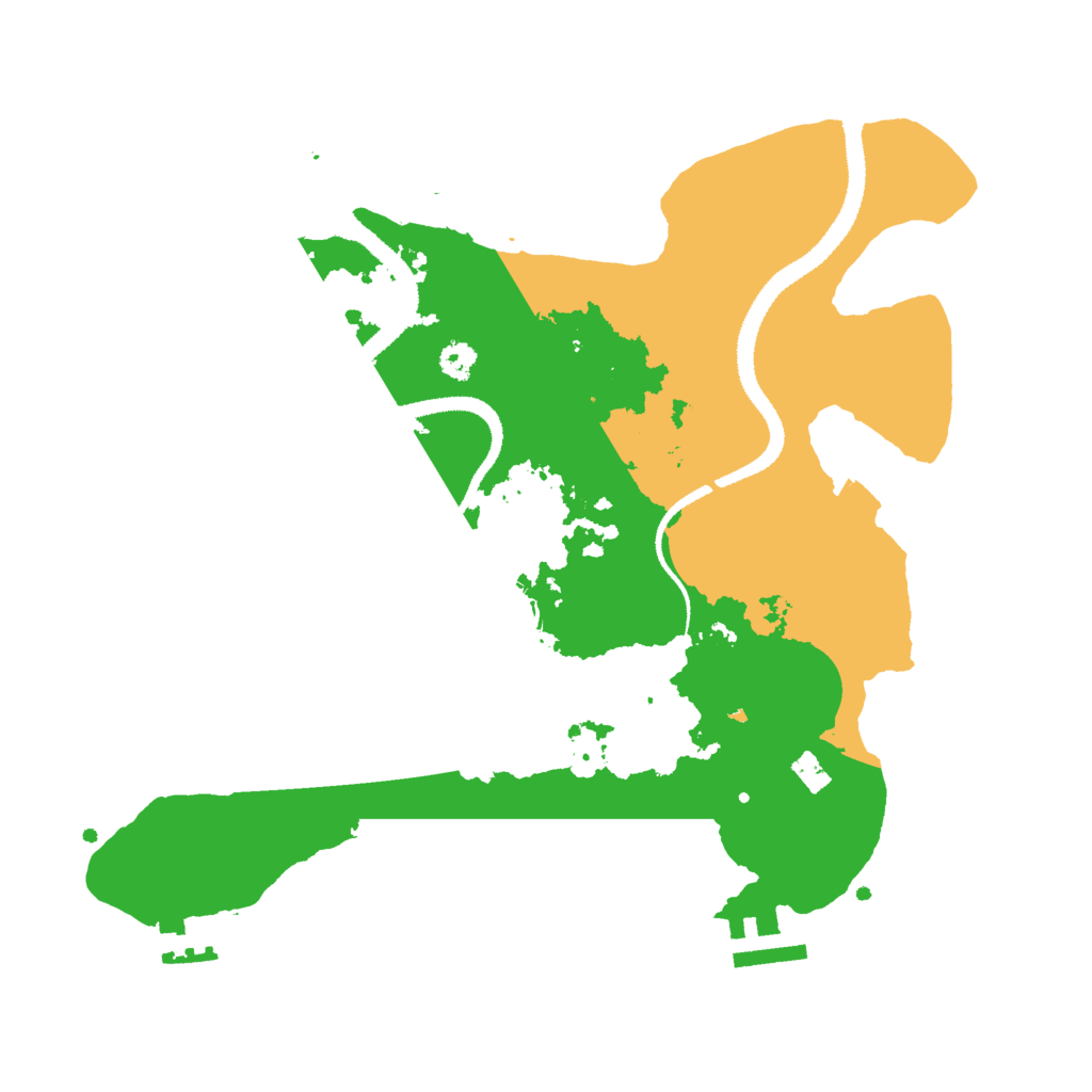 Biome Rust Map: Procedural Map, Size: 3000, Seed: 4415