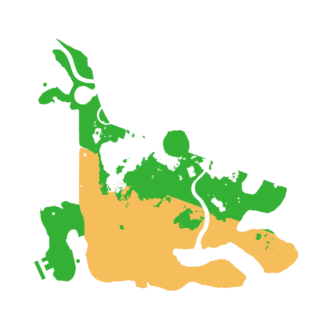 Biome Rust Map: Procedural Map, Size: 3250, Seed: 795030152