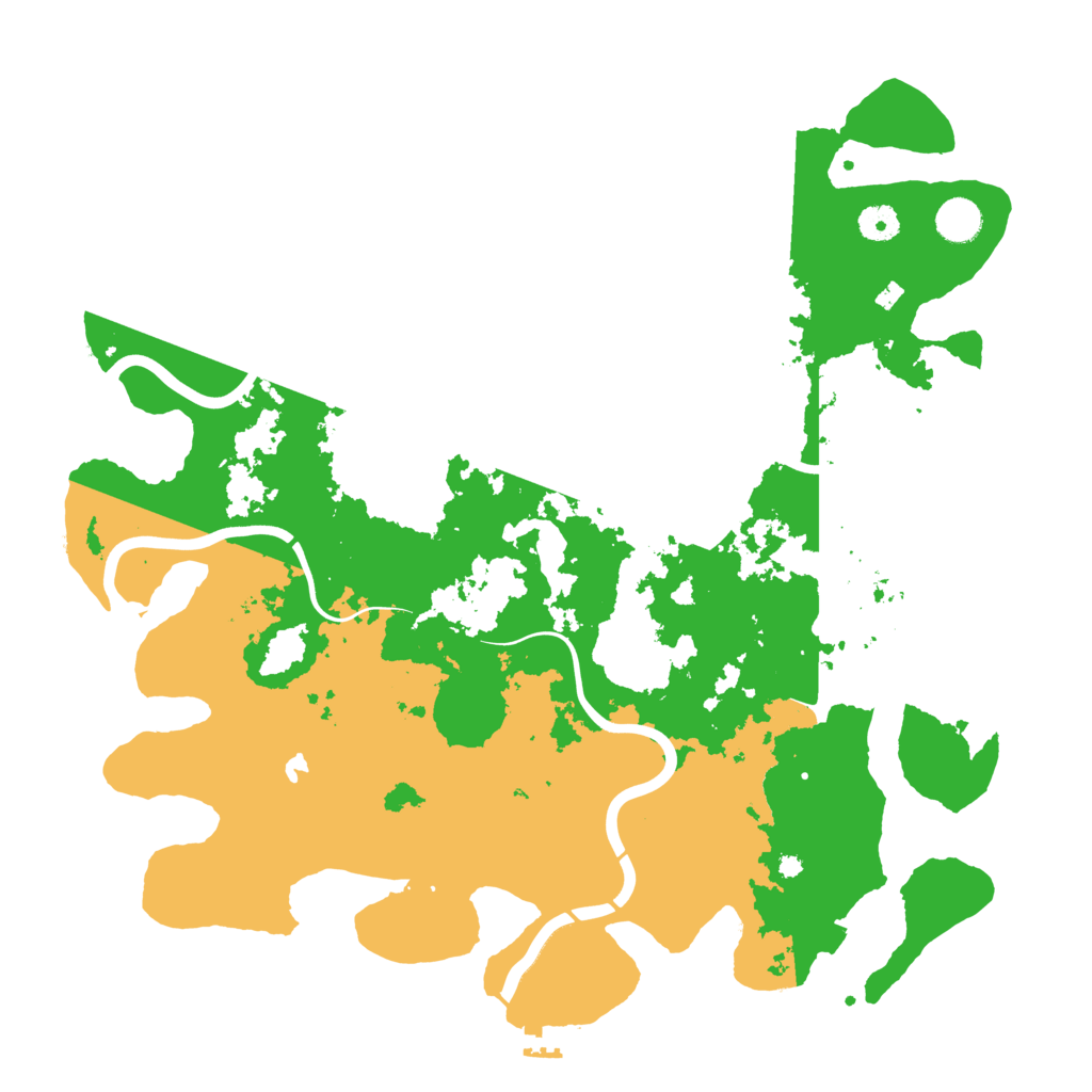 Biome Rust Map: Procedural Map, Size: 4250, Seed: 57645