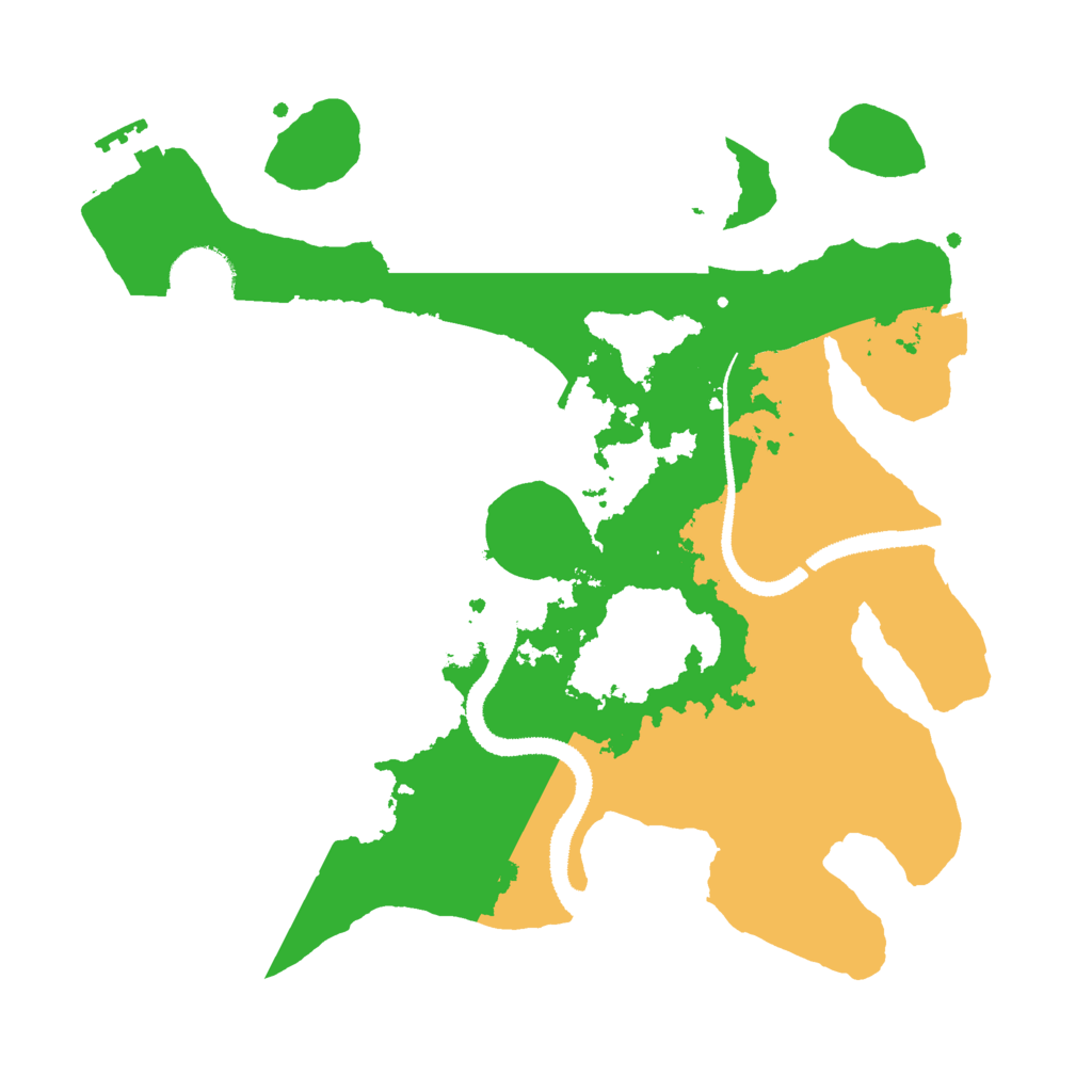 Biome Rust Map: Procedural Map, Size: 3000, Seed: 78120