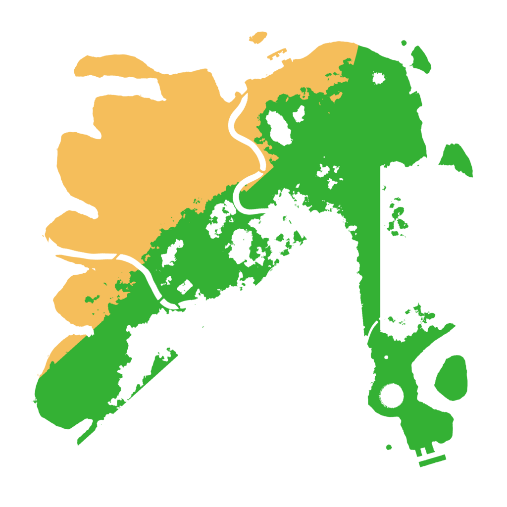 Biome Rust Map: Procedural Map, Size: 3750, Seed: 1564899997