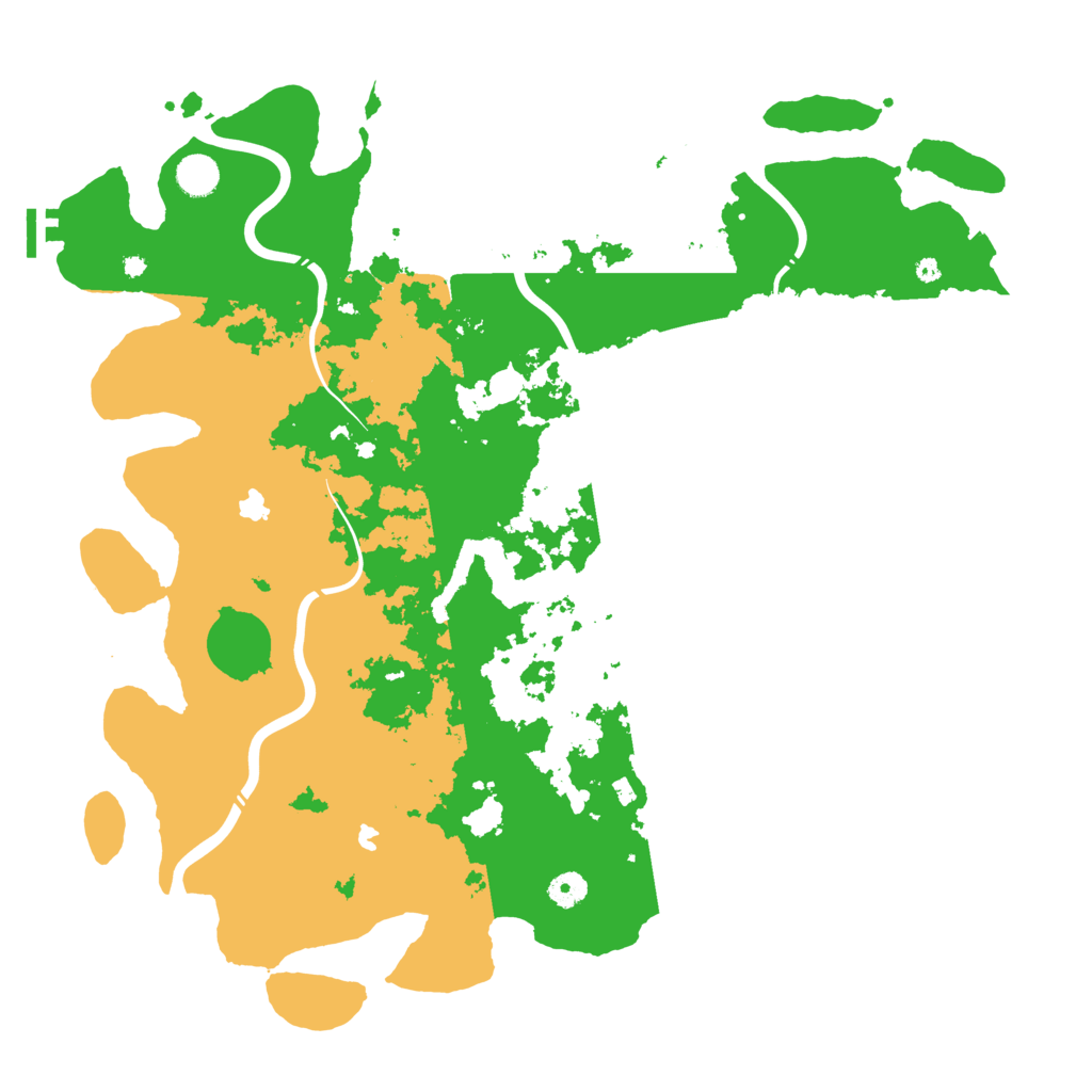 Biome Rust Map: Procedural Map, Size: 4500, Seed: 33310924