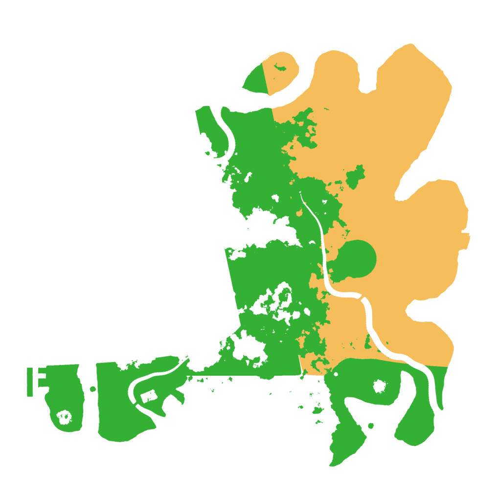 Biome Rust Map: Procedural Map, Size: 3500, Seed: 1460035023