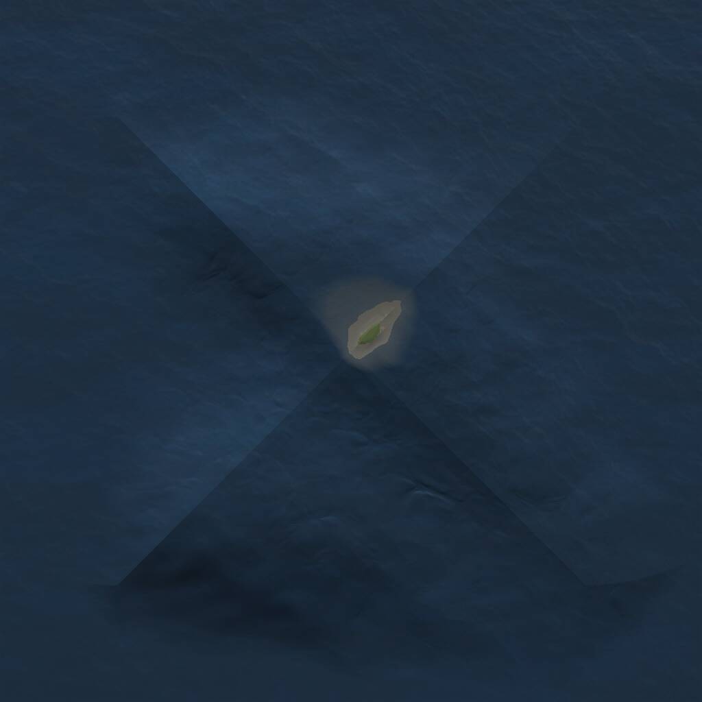 Rust Map: Procedural Map, Size: 1000, Seed: 519843683, 1 Monuments