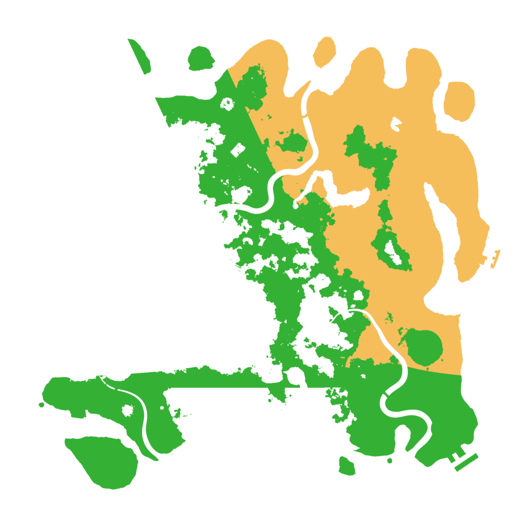 Biome Rust Map: Procedural Map, Size: 4000, Seed: 632489906