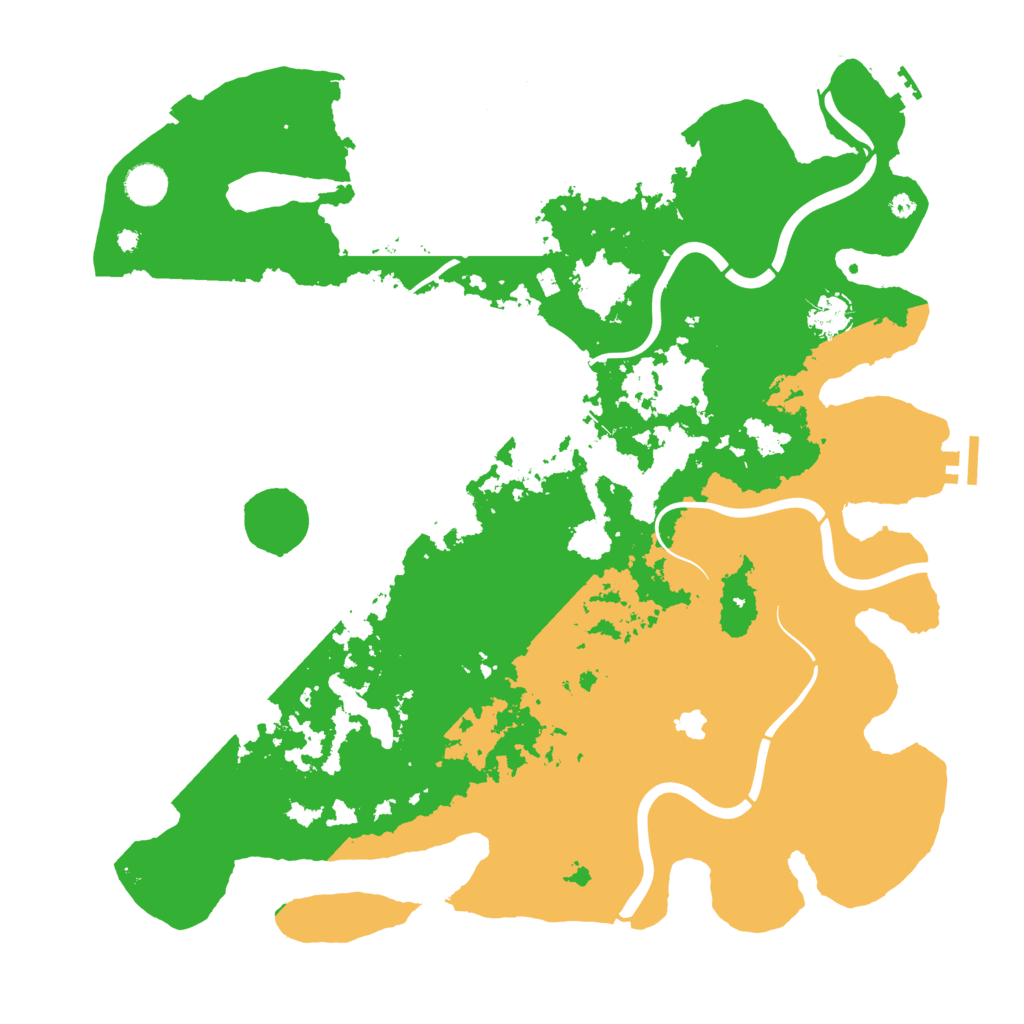 Biome Rust Map: Procedural Map, Size: 4250, Seed: 745408464