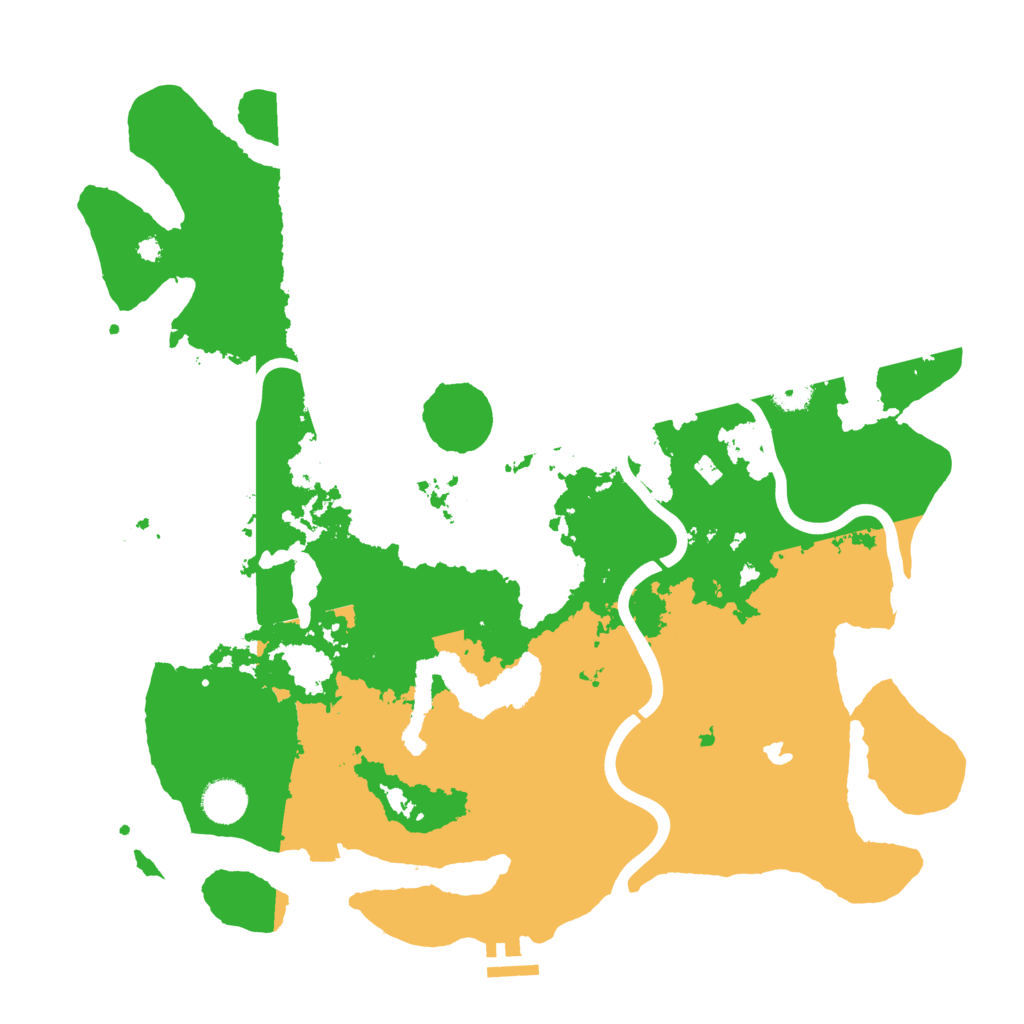 Biome Rust Map: Procedural Map, Size: 4000, Seed: 492803876