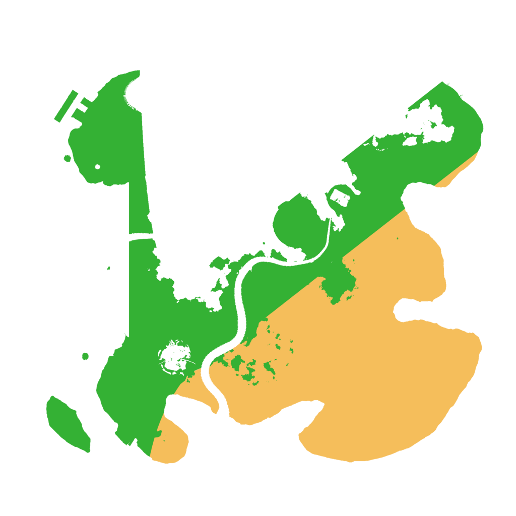 Biome Rust Map: Procedural Map, Size: 3000, Seed: 158741