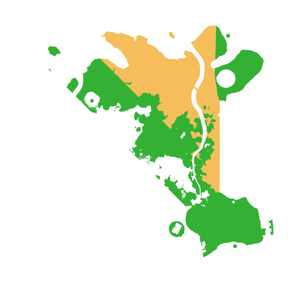 Biome Rust Map: Procedural Map, Size: 3000, Seed: 676823406
