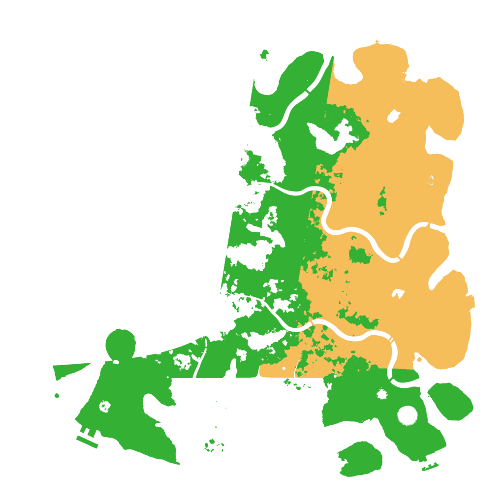 Biome Rust Map: Procedural Map, Size: 4500, Seed: 1368172200