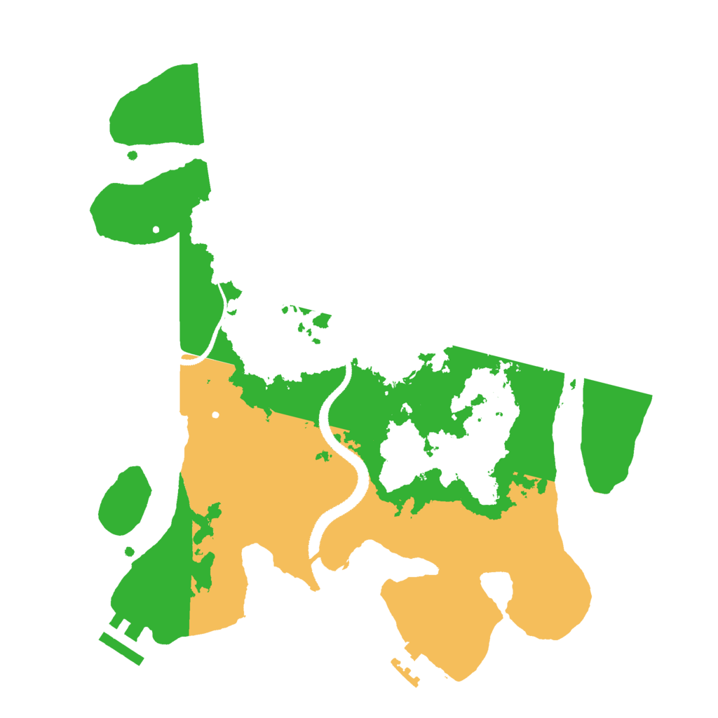 Biome Rust Map: Procedural Map, Size: 3000, Seed: 982178875