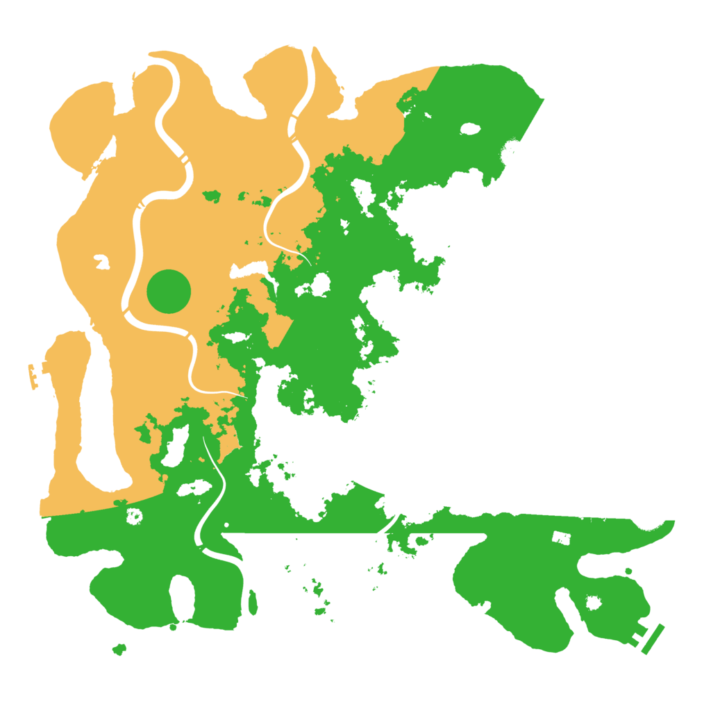 Biome Rust Map: Procedural Map, Size: 4250, Seed: 579043495