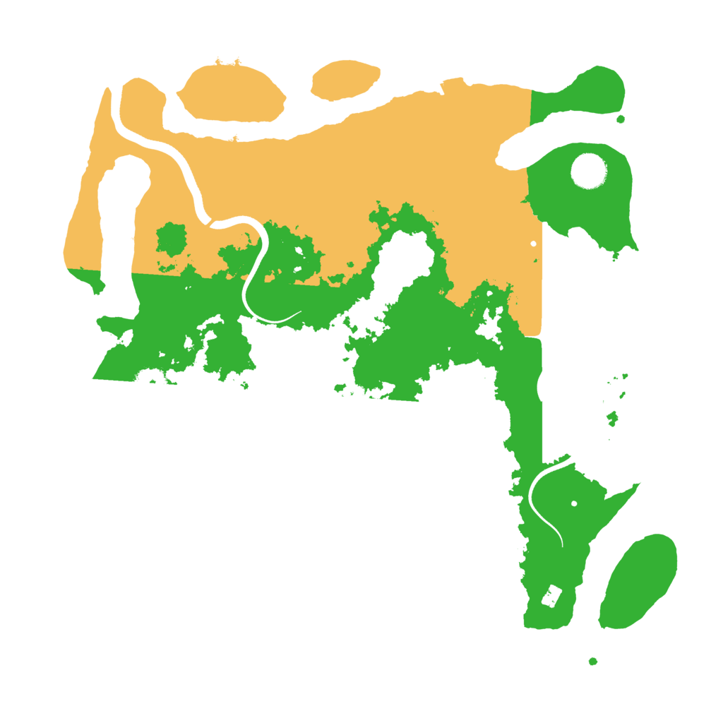 Biome Rust Map: Procedural Map, Size: 3600, Seed: 724563