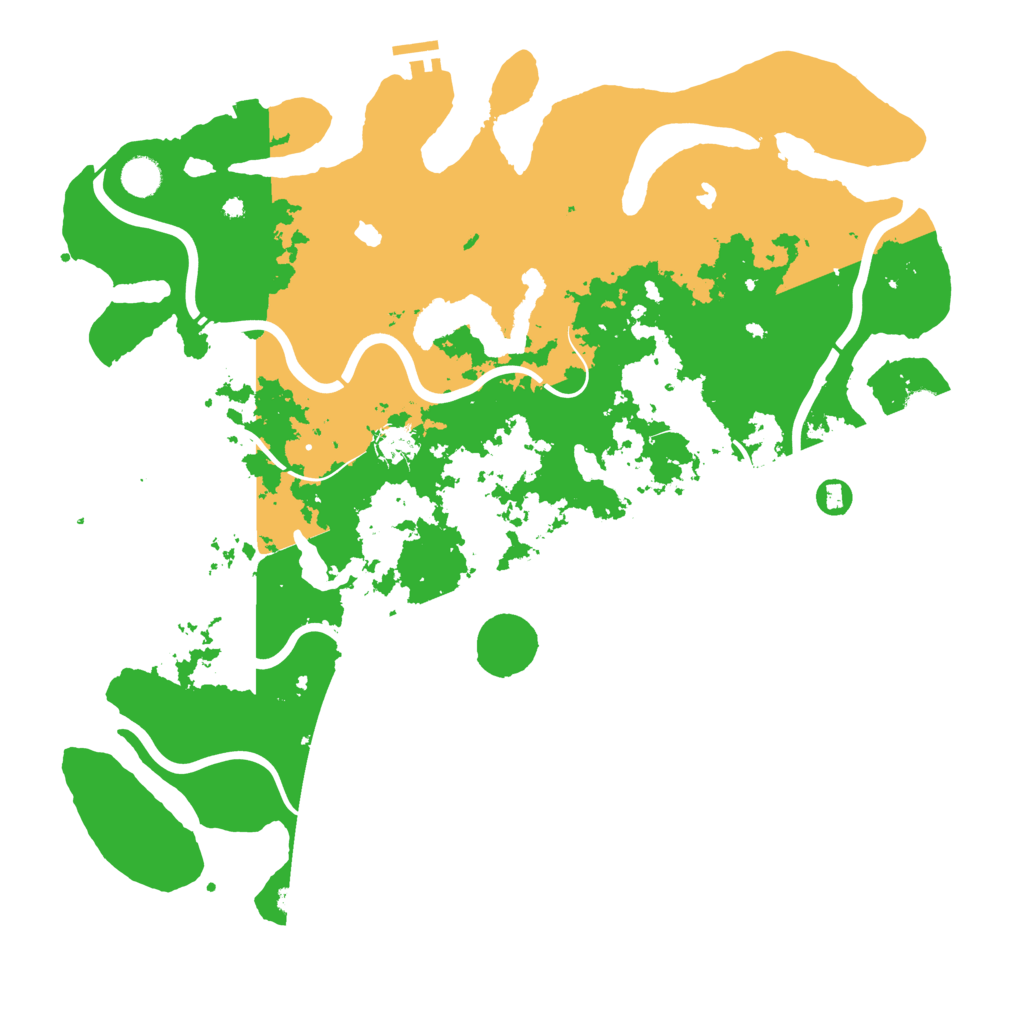 Biome Rust Map: Procedural Map, Size: 4500, Seed: 187733396