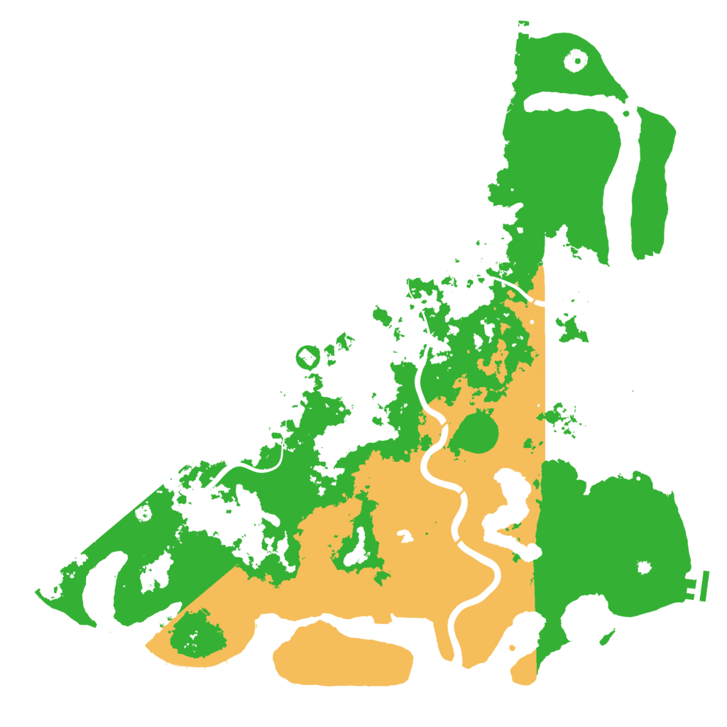 Biome Rust Map: Procedural Map, Size: 4800, Seed: 55555