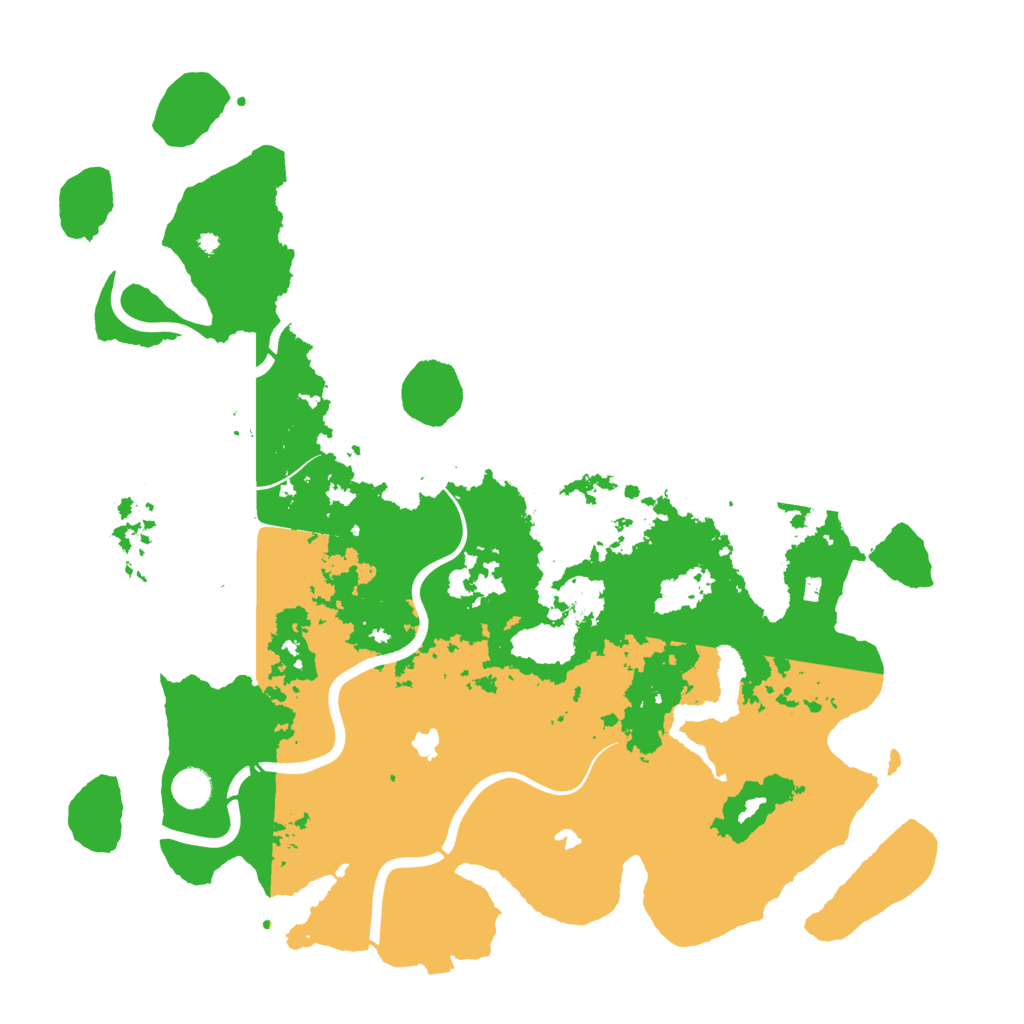 Biome Rust Map: Procedural Map, Size: 4500, Seed: 57443727