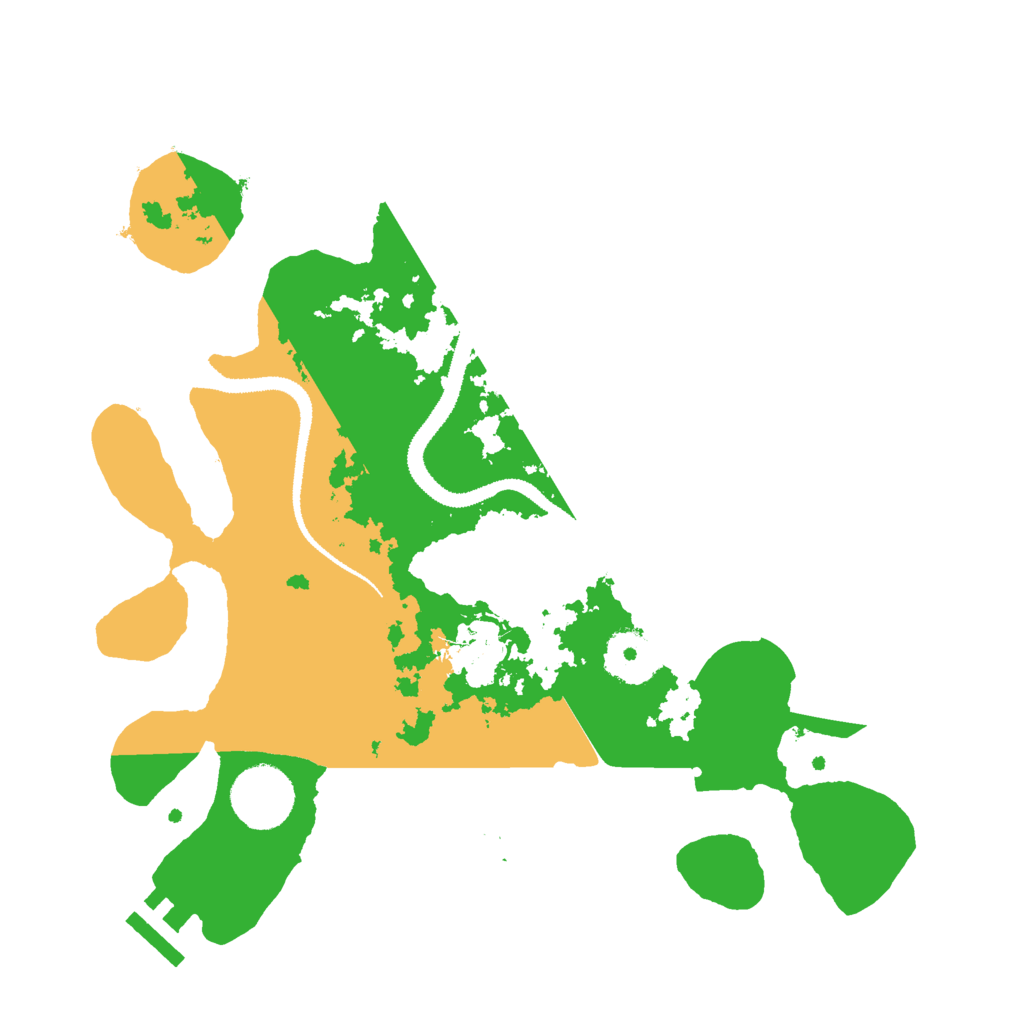 Biome Rust Map: Procedural Map, Size: 3000, Seed: 538347169