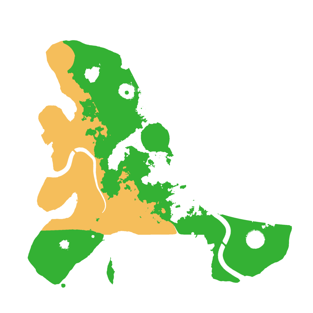 Biome Rust Map: Procedural Map, Size: 3000, Seed: 399094280