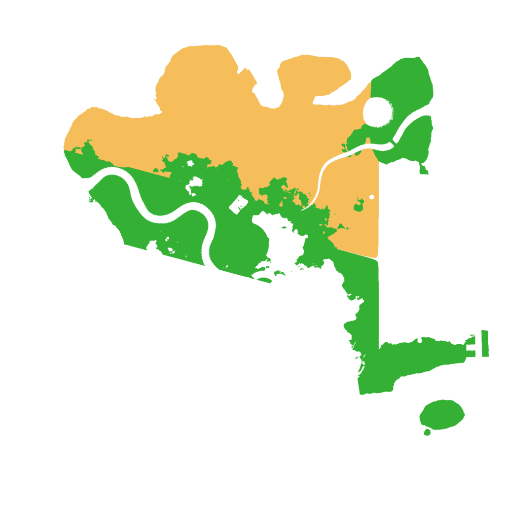 Biome Rust Map: Procedural Map, Size: 3000, Seed: 1940028106