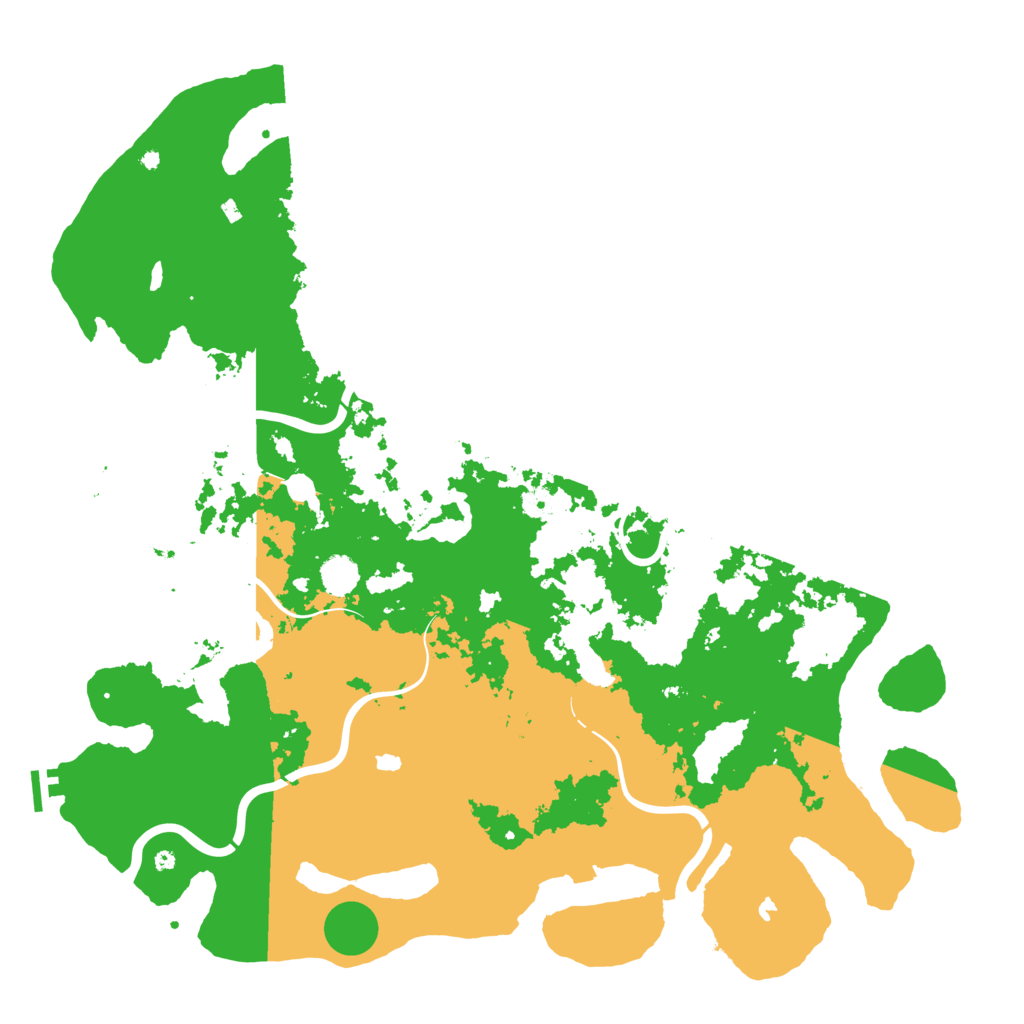 Biome Rust Map: Procedural Map, Size: 5000, Seed: 254072722