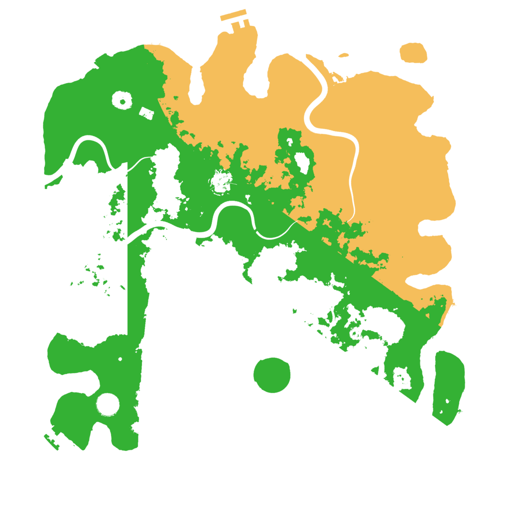 Biome Rust Map: Procedural Map, Size: 3900, Seed: 555304848