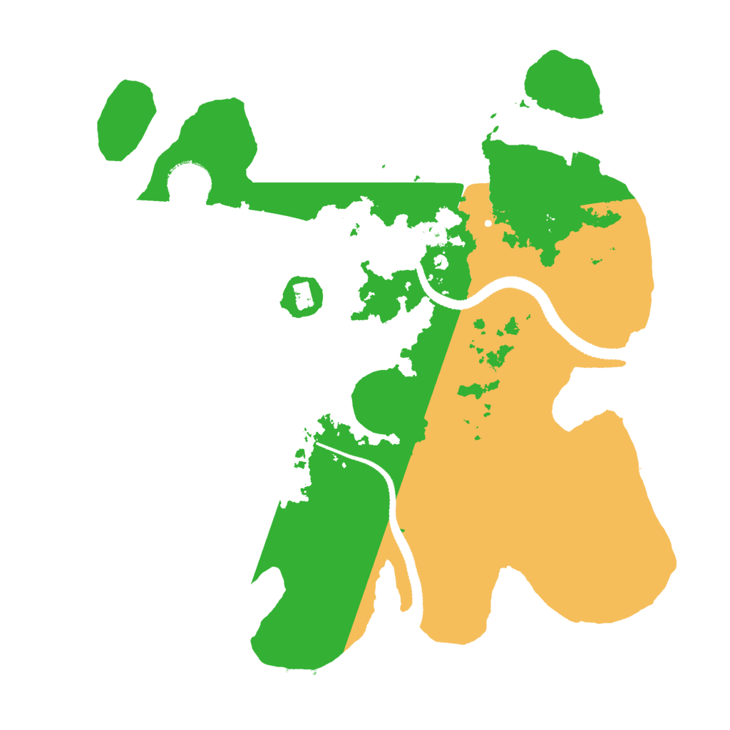 Biome Rust Map: Procedural Map, Size: 3000, Seed: 362609821