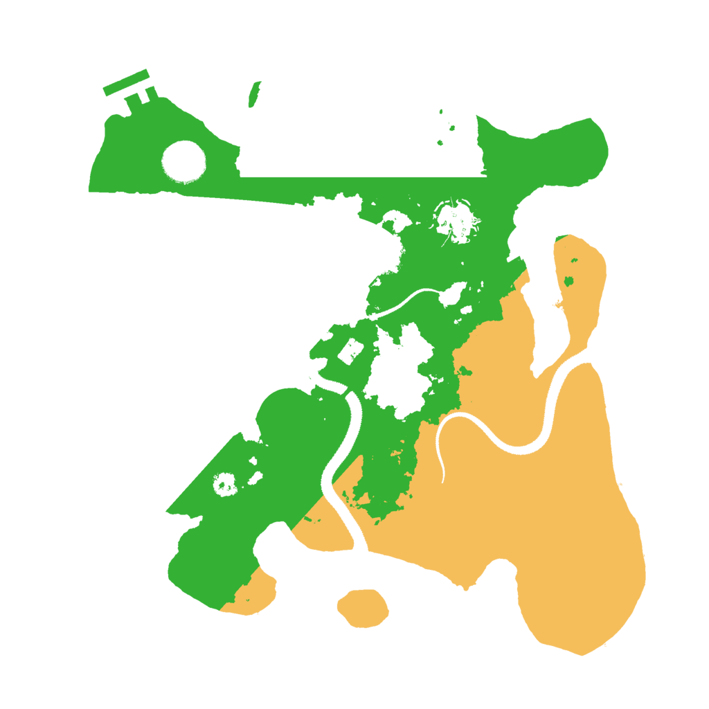 Biome Rust Map: Procedural Map, Size: 3000, Seed: 2009009797